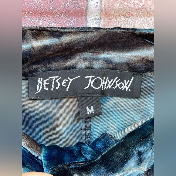 Betsey Johnson vintage set Y2K velour 2 piece size L/M - Picture 16 of 17